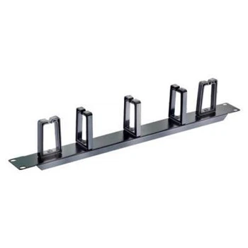 Кабельный организатор 19" 1U 5 пластиковых колец Hypernet