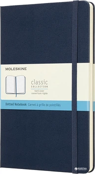 Записная книга Moleskine Classic 13 х 21 см 240 страниц в точку Сапфир (8058341715437)