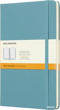 Записная книга Moleskine Classic 13 х 21 см 240 страниц в линейку Океанский синий (8058341715345)