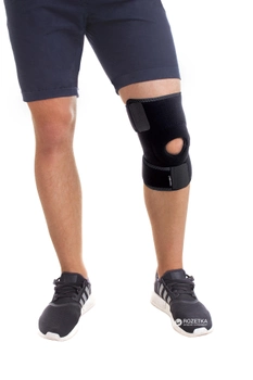 Бандаж для колінного суглоба неопреновий Торос-Груп наколенник Тип-515-1 Black 1 шт (4820114089328)