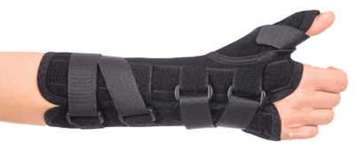 Бандаж для променево-зап'ясткового суглоба Торос-Груп Тип-553 Лівий розмір 2 Black 1 шт (4820114089175)