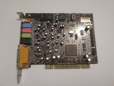 Звуковая карта Creative SB Live! 5.1 (OEM) PCI SB0100 Б/У