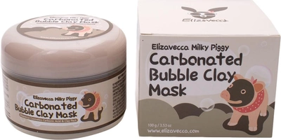 Маска для лица Глиняно-пузырьковая Elizavecca Milky Piggy Carbonated Bubble Clay Mask 100 мл (8809071369427)