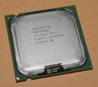 Б/У, Процессор, Intel Pentium 4 524, 3.06 GHz, 1M, 533