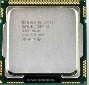 . Процессор, Intel Core i5 760, 4 ядра, 3.33 гГц Б/У