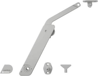Комплект підйомника Hafele Free Flap H 1.5 C односторонній, пластик, правий Сірий (372.39.620)