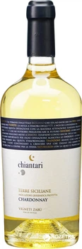 Вино Vigneti Zabu «Chiantari» Chardonnay Terre Siciliane біле сухе 0.75 л 13.5% (8033237520616)