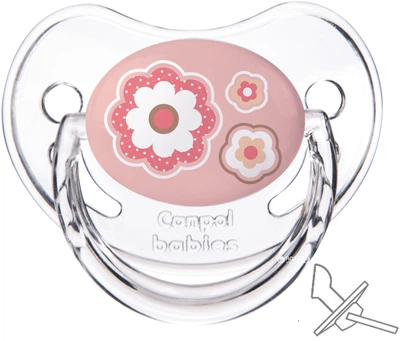 Пустушка Canpol Babies силіконова анатомічна 0-6 місяців Newborn baby (22/565_pin)