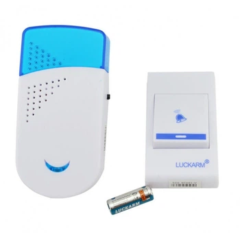 Бездротовий Білий дверний дзвінок Luckarm Intelligent (IS33)