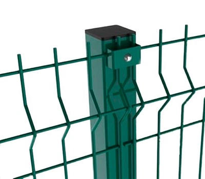 Столб заборный Заграда высота 1,5м размер 60х40мм ф1,5(оц+ПВХ)