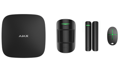 Комплект беспроводной сигнализации Ajax Hub Kit Plus Black