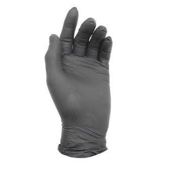 Нитриловые перчатки одноразовые L NITRILUX-BLACK 100шт/уп