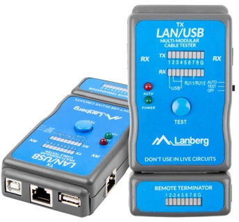 Tester okablowania Lanberg NT-0403