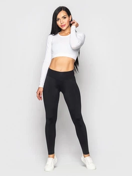 Костюм для фитнеса (рашгард и лосины) Go Fitness 90006 размер 42-44