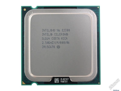 Процессор S775 Intel Celeron E3300 2x2.5 GHz Б/У