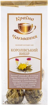 Чай Країна Чаювання зеленый св'язанный Королевский выбор 5 шариков (4820230050264)