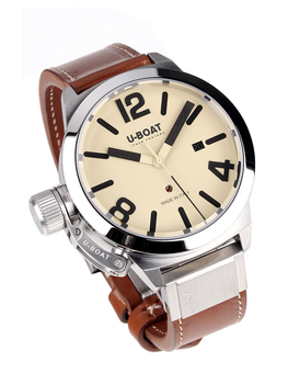 Часы U-Boat 7126 Classico AS Shiny Bezel 45mm 10ATM