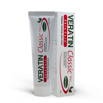 Крем Veratin Classic 100 мл при побутових опіках, порізах ударах і довго не загоюються ранах для прискорення регенерації шкіри