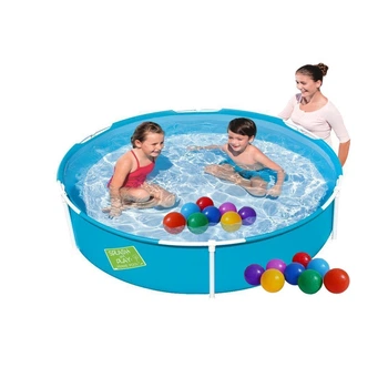 Бассейн каркасный Bestway Steel Pro 689 л 152х38 см с шариками Синий (IP-166501)