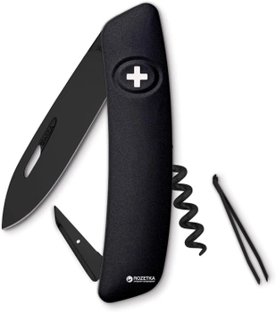 Швейцарский нож Swiza D01 All Black (KNI.0013.1010)