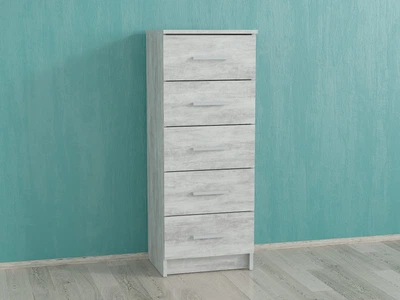 Комод на 5 ящиков Forte Leif 410x1060x350 Бетон