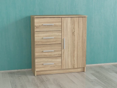 Комод Forte Johan 790x870x350 Дуб сонома