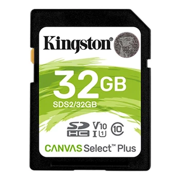 Карта памяти SDHC 32GB UHS-I Class 10 Kingston Canvas Select Plus R100MB/s (SDS2/32GB)