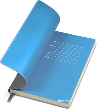 Нотатник Thinkme Funky 13 x 21 см 256 сторінок у лінійку Сірий (2110000000110) (TM21209/30/22)