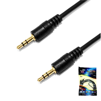 Кабель Lesko 3.5 mm - 3.5 mm 1.5 м Black