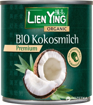 Кокосовое молоко Lien Ying Премиум Органическое 270 мл (4013200888305)