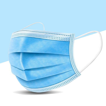 Маска медична тришарова M-Def Mask синя 1 шт (MDMB1)