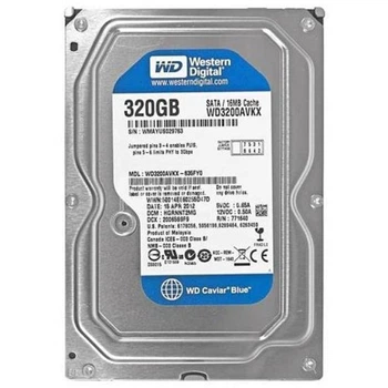 Накопитель HDD SATA 320GB WD 7200rpm 16MB (WD3200AVKX) гар. 12 мес. - Refubrished