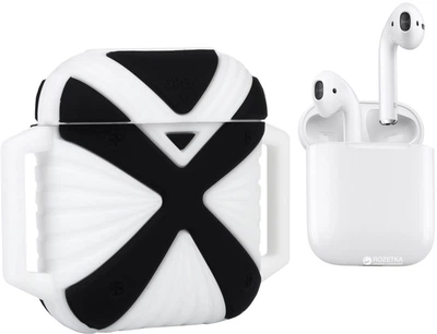 Чехол X-HuWei i-Smile для Apple AirPods IPH1443 Black+White (702333)