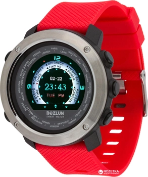 Смарт-часы Atrix Bozlun X30 GPS Track Steel-Red (ABX30stlr)