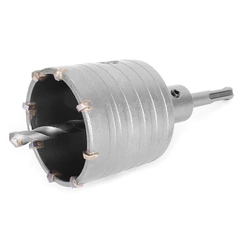 Сверло по бетону корончатое 65 мм Intertool (+ переходник SDS Plus 100мм)