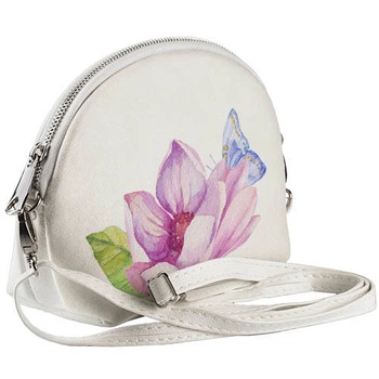 Сумка маленька Coquette Квіти і метелик 18x14x7 см