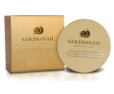 Гідрогелеві патчі для очей з золотом і равликом Gold & Snail Hydrogel Eye Patch 60 шт (P0114)