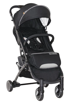 Прогулочная коляска Bene Baby D200-03 Демисезонная Черная+Антимоскитная Сетка+Подстаканник+Сумка для Транспортировки CH200303