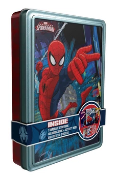 Книга на английском языке Marvel Ultimate Spider-Man Happy Tin от издательства Parragon из Великобритании
