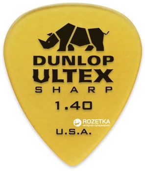 Медіатори Dunlop 433P1.4 Ultex Sharp Player's Pack 1.4 мм 6 шт.