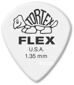Медіатори Dunlop 466P1.35 Tortex Flex Jazz III XL Player's Pack 1.35 мм 12 шт.