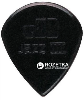 Медиаторы Dunlop 47P3S Nylon Jazz III Black Stiffo Nylon Player's Pack 6 шт.