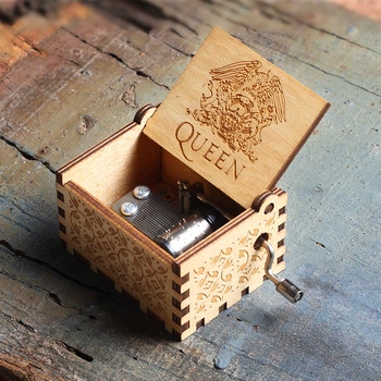 Музыкальная деревянная шкатулка с мелодией Queen – Богемская Рапсодия Seuno (GS275)