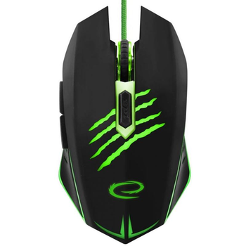 Мышь Esperanza MX209G Claw Black/Green USB