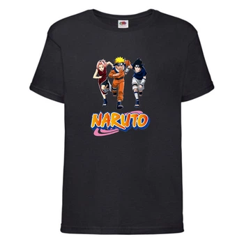 Футболка дитяча Наруто 041 (Naruto) чорна (NAR blc 041) 152 см