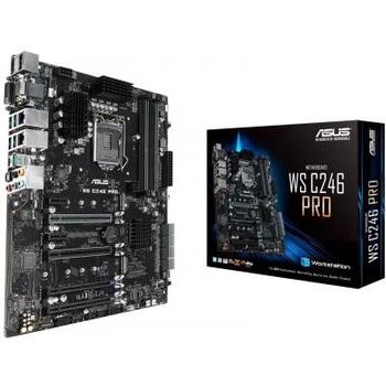 Серверна материнська плата Asus ws c246 Pro (s1151, Intel c246)