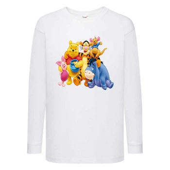 Лонгслив реглан Вінні Пух 002 (Winnie Pooh) білий (WP wh 002) 104 см