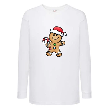 Лонгслив реглан с длинным рукавом Новый год (Happy New Year-white-0026) белый 128 см