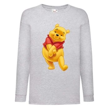 Лонгслив реглан Винни Пух 006 (Winnie Pooh) серый (WP gr 006) 116 см