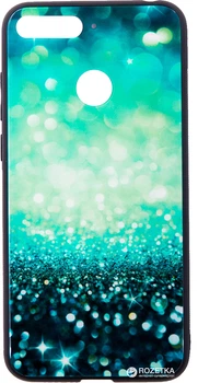 Панель Dengos Back Cover Glam для Huawei Y6 2018/Y6 Prime 2018 М\'ятно-блакитний калейдоскоп (DG-BC-GL-10)